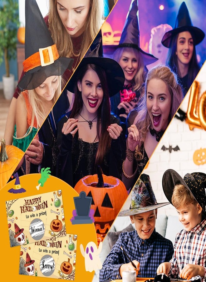YQV Halloween Scratch Off Cards-Spooky Party Games for Adults, Pumpkin Web Theme Birthday Baby Shower Party Decorations Supplies-A05 - Image 4
